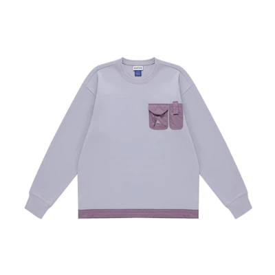 Burton Aizawa Contour Pullover Sweatshirt - Casual Comfort in Gray 44400299103