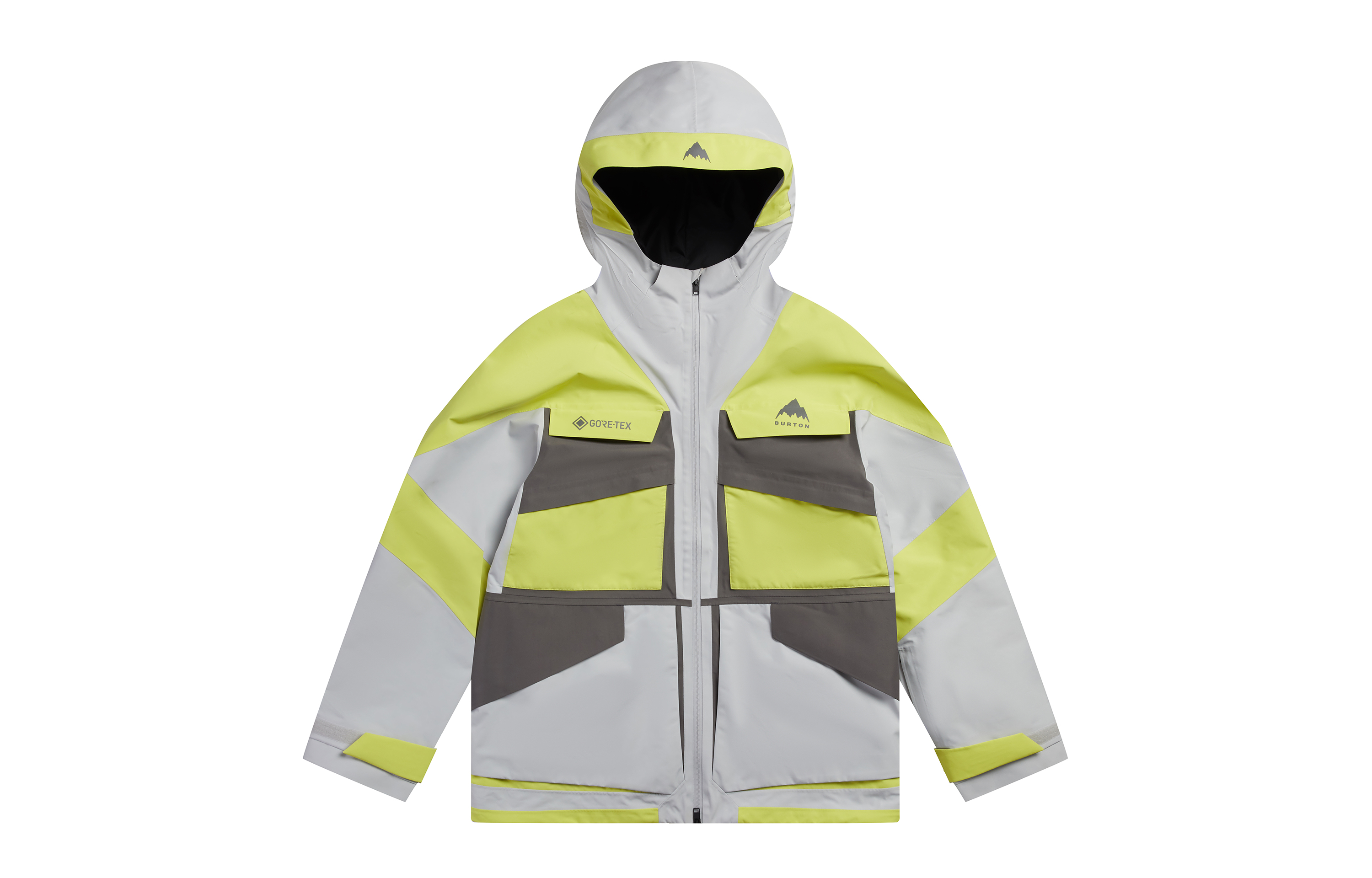 BURTON AIZAWA Gore-Tex Waterproof Breathable Snowboard Jacket Light Grey Unisex. 88801999103