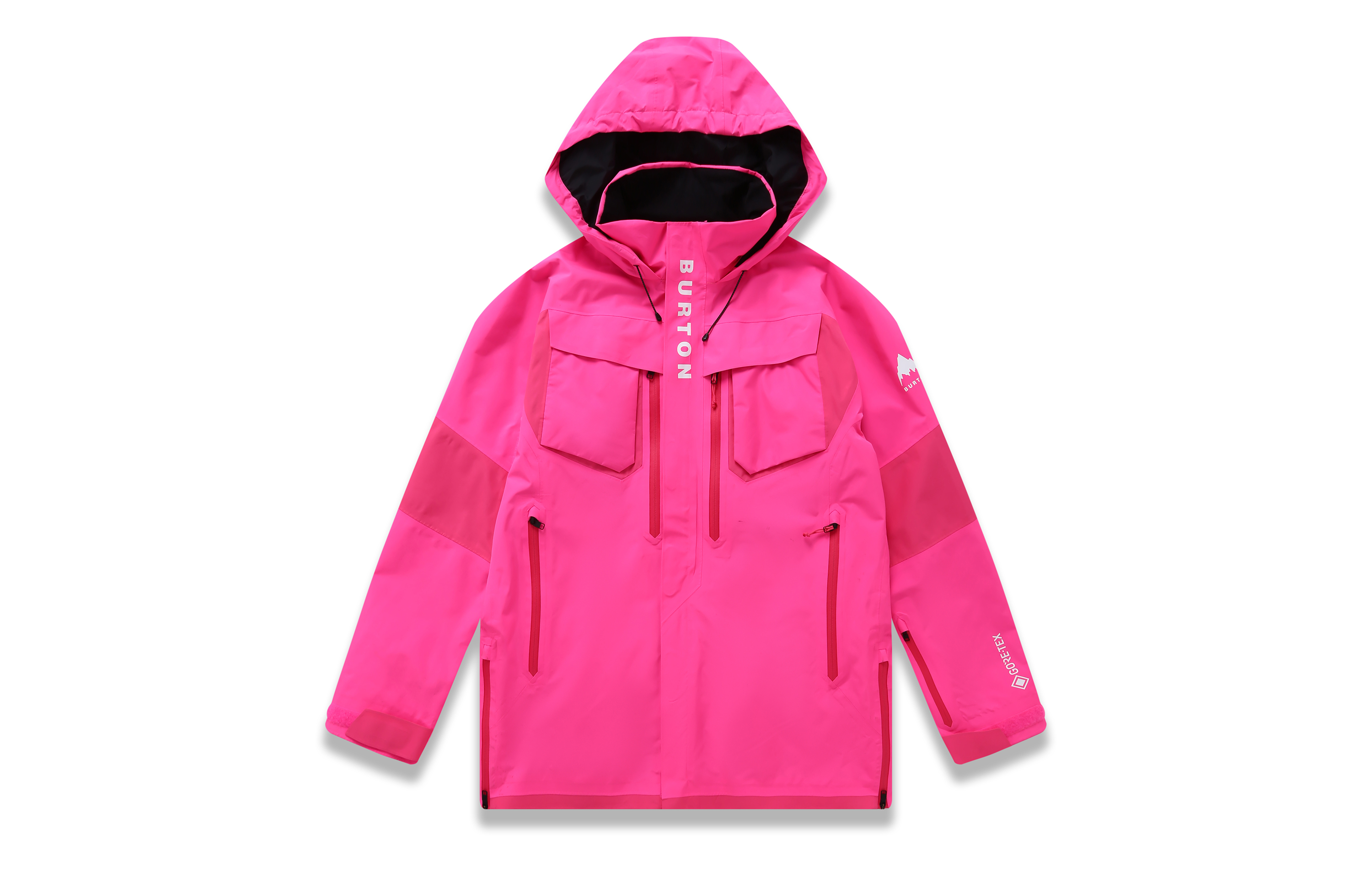 Burton AIZAWA Logo Print Zip-Up Hoodie Jacket Pink Unisex 88804999806