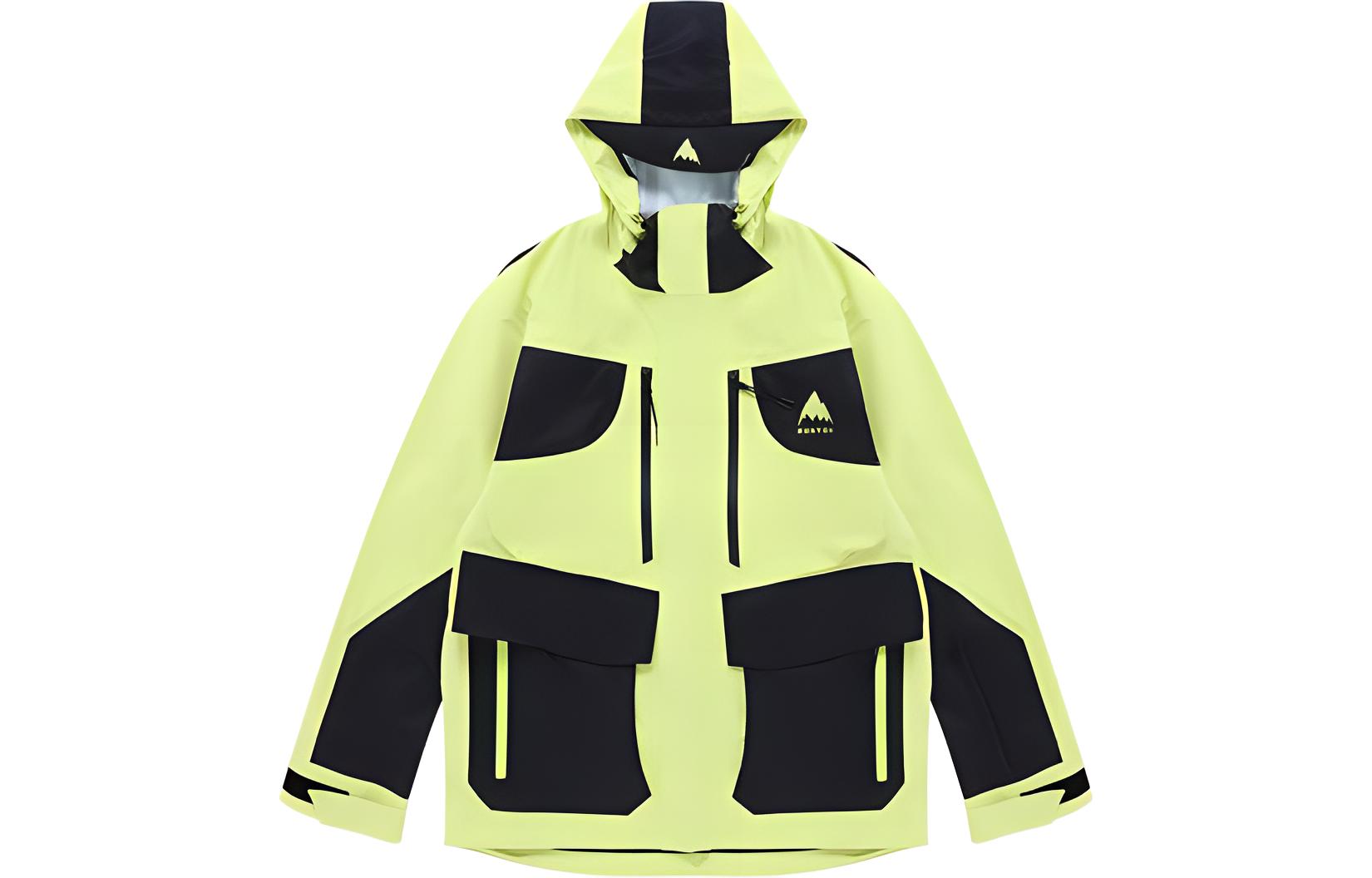 Burton AIZAWA Series Colorblock Zip Hoodie Jacket for Men 88800399645