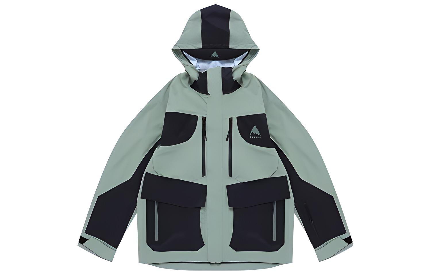 Burton AIZAWA Spring/Summer Outdoor Hooded Multi-Pocket Jacket Green () 88800399323