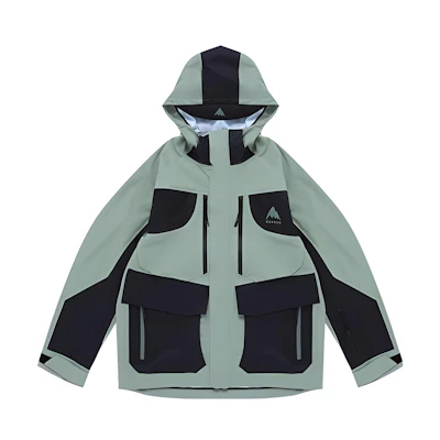 Burton AIZAWA Spring/Summer Outdoor Hooded Multi-Pocket Jacket Green () 88800399323