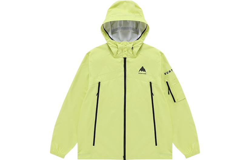Burton AIZAWA Spring/Summer Waterproof Logo Hoodie Jacket Men’s Light Green 88800599645