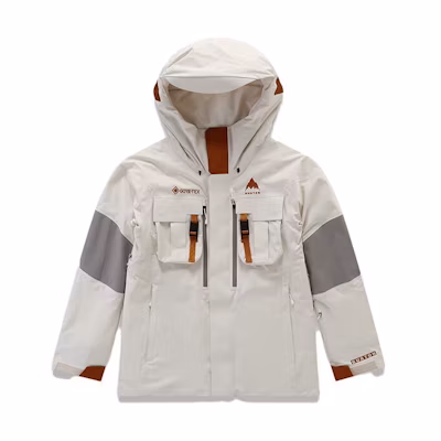 BURTON AIZAWA Wizardry GORE-TEX Waterproof Hooded Ski Jacket Unisex White 99981199202