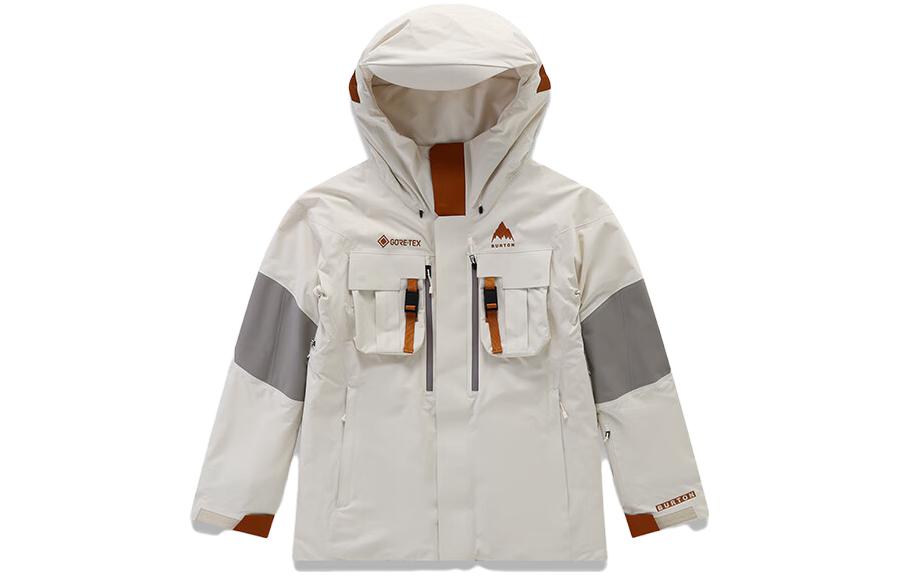 BURTON AIZAWA Wizardry GORE-TEX Waterproof Hooded Ski Jacket Unisex White 99981199202 圖 2