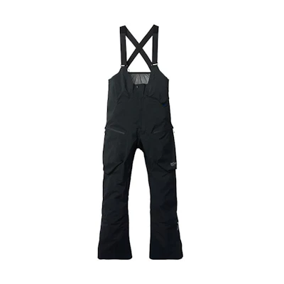 BURTON AK457 FW23 GORE-TEX Waterproof Insulated Ski Bib Pants Black 23304101001