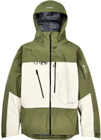 BURTON AK457 GORE-TEX PRO 3L Colorblock Waterproof Snowboard Jacket Gray/White 23303101300 BURTON AK457 GORE-TEX PRO 3L Colorblock Waterproof Snowboard Jacket Gray/White 23303101300