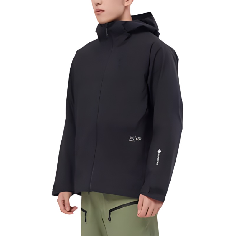 Lookbook 버튼 AK457 SS24 고어텍스 액티브 3L 블랙 후드 아웃도어 자켓 998994-01