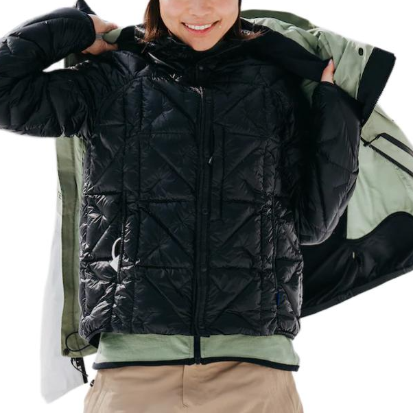 Lookbook 버튼 AK 베이커 방수 스냅 칼라 재킷 234691