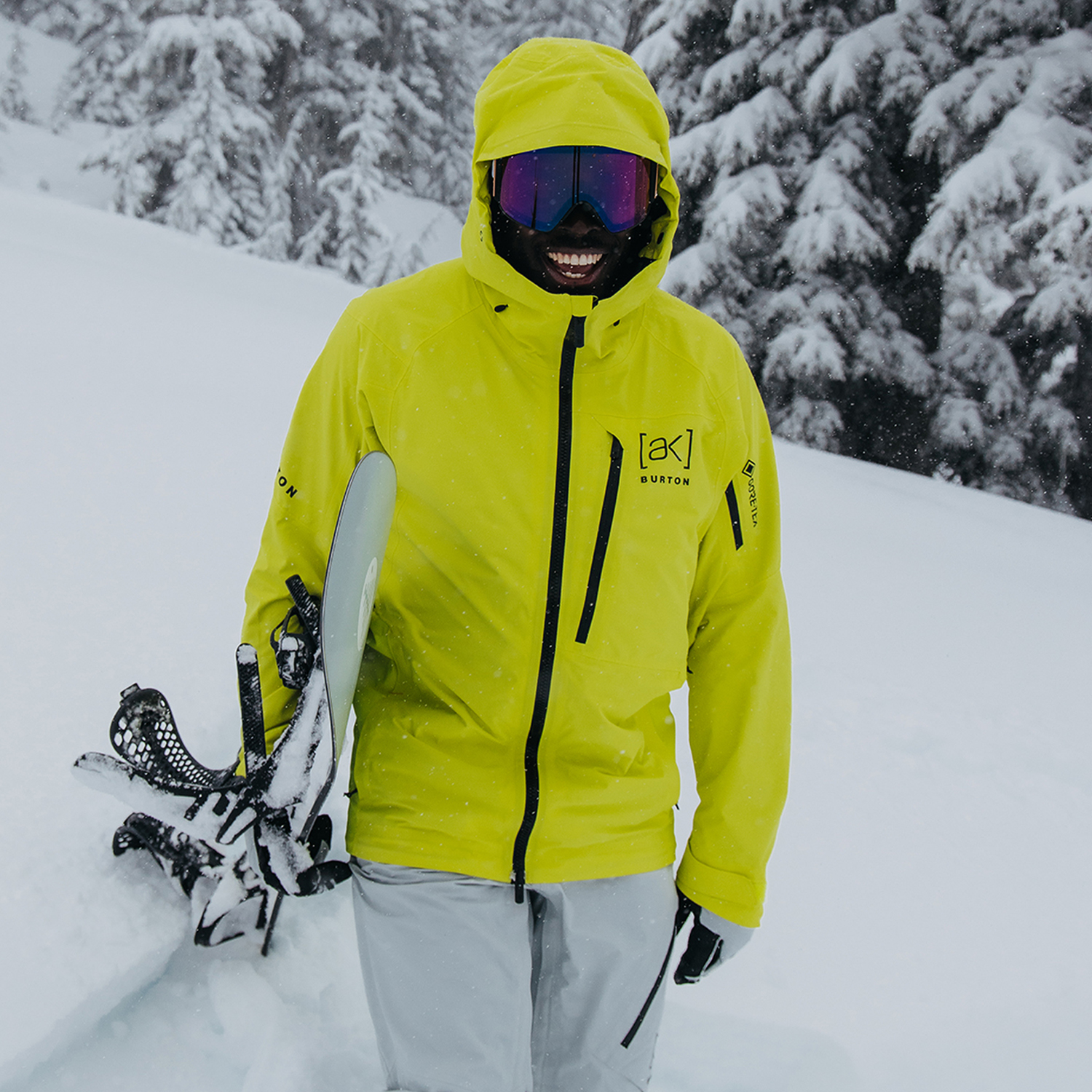 Lookbook BURTON AK Cyclic GORE-TEX 2L Jaket Ski Kuning Anti Air & Angin. 10002109701