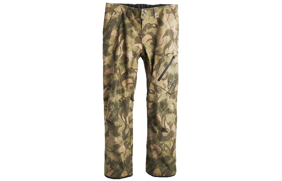 BURTON AK Cyclic GORE-TEX Waterproof Windproof Breathable Camo Snowboard Pants Green 10000108303