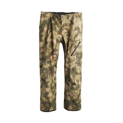 BURTON AK Cyclic GORE-TEX Waterproof Windproof Breathable Camo Snowboard Pants Green 10000108303