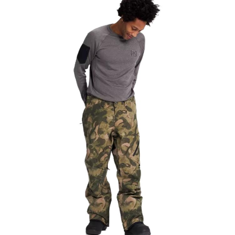 BURTON AK Cyclic GORE-TEX Waterproof Windproof Breathable Camo Snowboard Pants Green 10000108303 圖 3