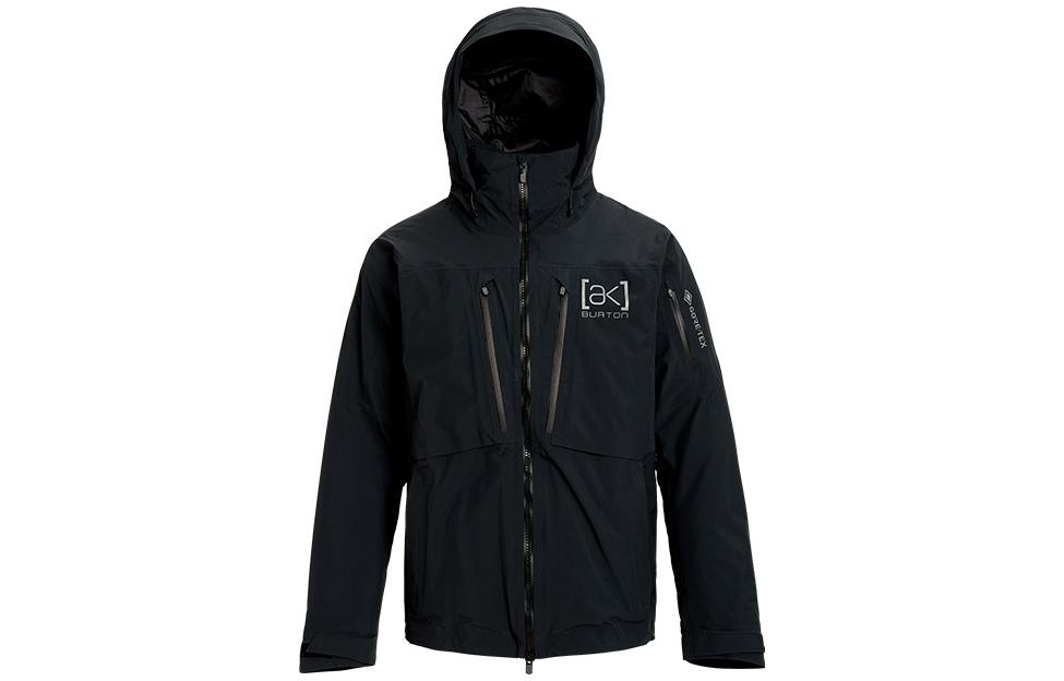 BURTON AK GORE-TEX LZ Logo Print Colorblock Snowboard Jacket Black . 10006106001