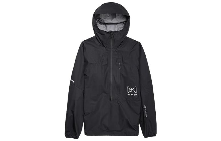 Burton AK Minimalist Stretch GORE-TEX 3L Logo Hooded Half-Zip Jacket Men 237701