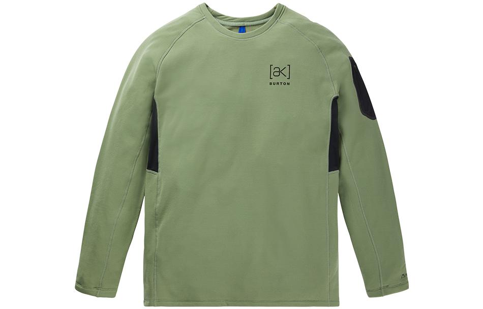 Burton AK Series Colorblock Crewneck Sweatshirt Green 22012102302
