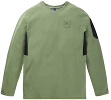 Burton AK Series Colorblock Crewneck Sweatshirt Green 22012102302 Burton AK Series Colorblock Crewneck Sweatshirt Green 22012102302