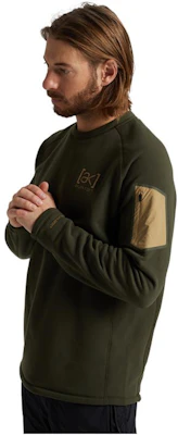 Burton AK 系列橄欖綠拼接圓領運動衫 22012100300 Buy Burton AK 系列橄欖綠拼接圓領運動衫 22012100300