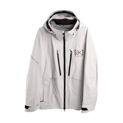 BURTON AK Stretch GORE-TEX 3L Ski Jacket Light Grey - Waterproof & Windproof. 10013109020