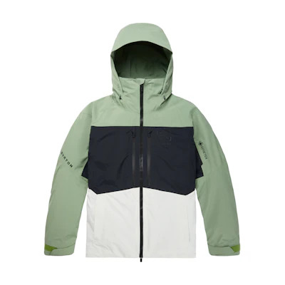 BURTON AK Swash GORE-TEX 2L Ski Jacket Men’s Hooded Snowboarding Coat Green 10001109306
