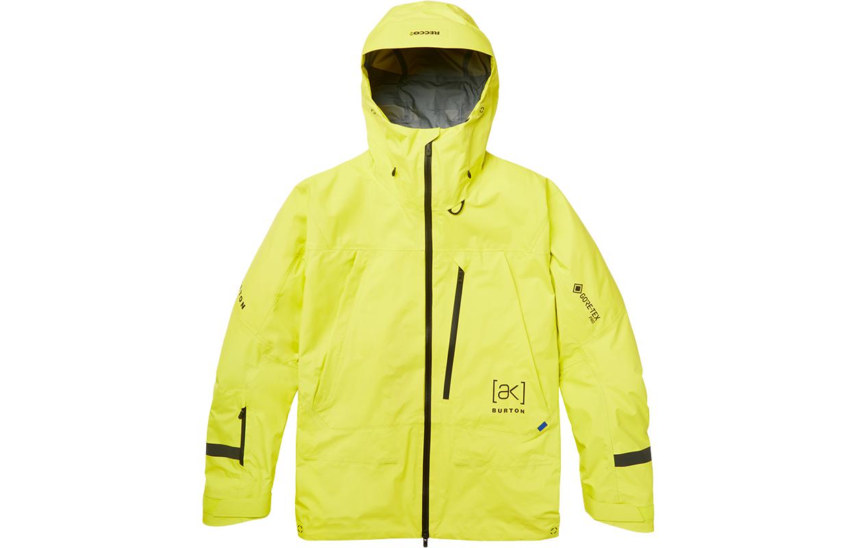 BURTON AK Tusk GORE-TEX Pro 3L Waterproof Breathable Ski Jacket Yellow Mens. 21041104700
