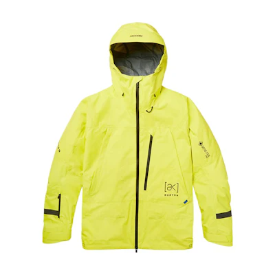 BURTON AK Tusk GORE-TEX Pro 3L Waterproof Breathable Ski Jacket Yellow Mens. 21041104700