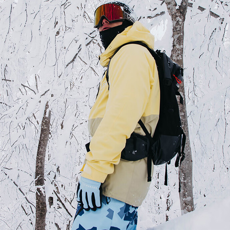 Lookbook BURTON AK VELOCITY 23-24  Yellow GORE-TEX Waterproof Hooded Ski Jacket. 14979108700