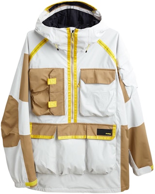 Burton Analog AG Fader 20th Anniversary Waterproof Snowboard Jacket White/Khaki 22549100020 Order Burton Analog AG Fader 20th Anniversary Waterproof Snowboard Jacket White/Khaki 22549100020