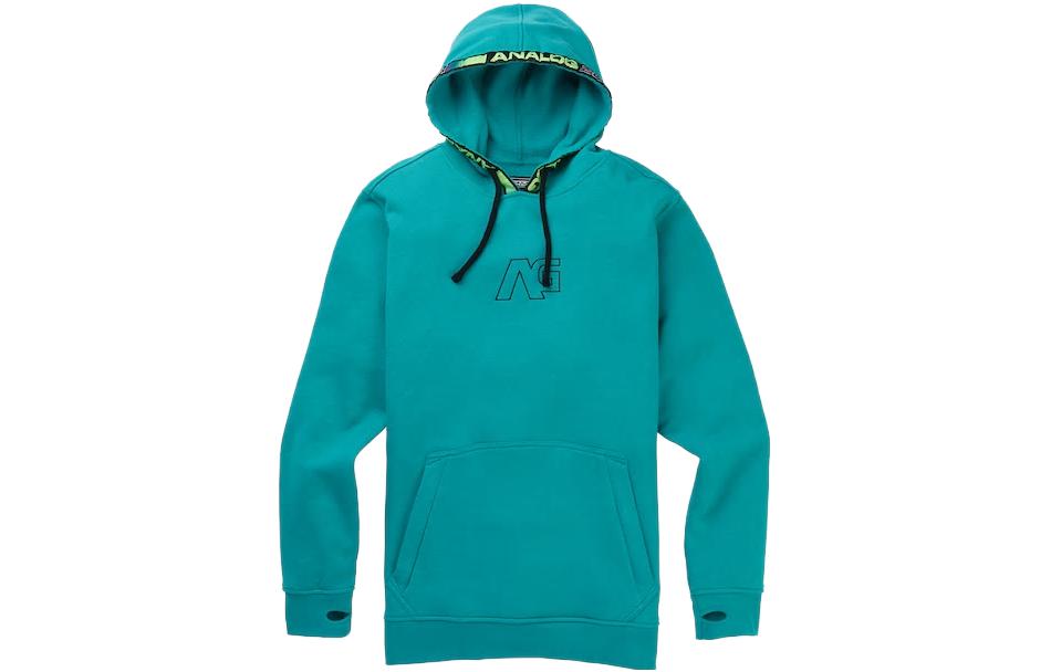 Burton ANALOG CRUX Logo Print Unisex Sweatshirt Blue 20577101400