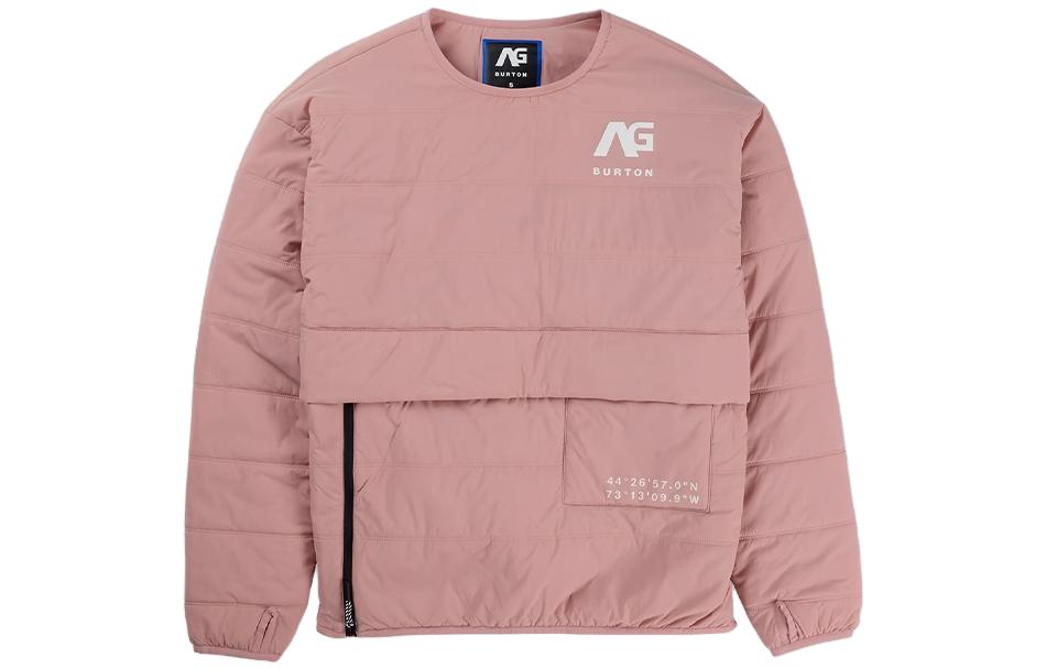 Burton Analog Pinball Insulated Crewneck Sweatshirt Unisex Pink 23544101650