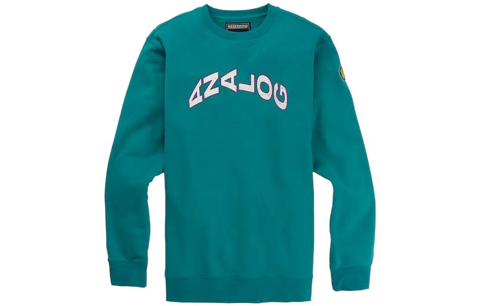 Burton ANALOG RYKER Letter Print Pullover Sweatshirt Unisex Blue 21375100400