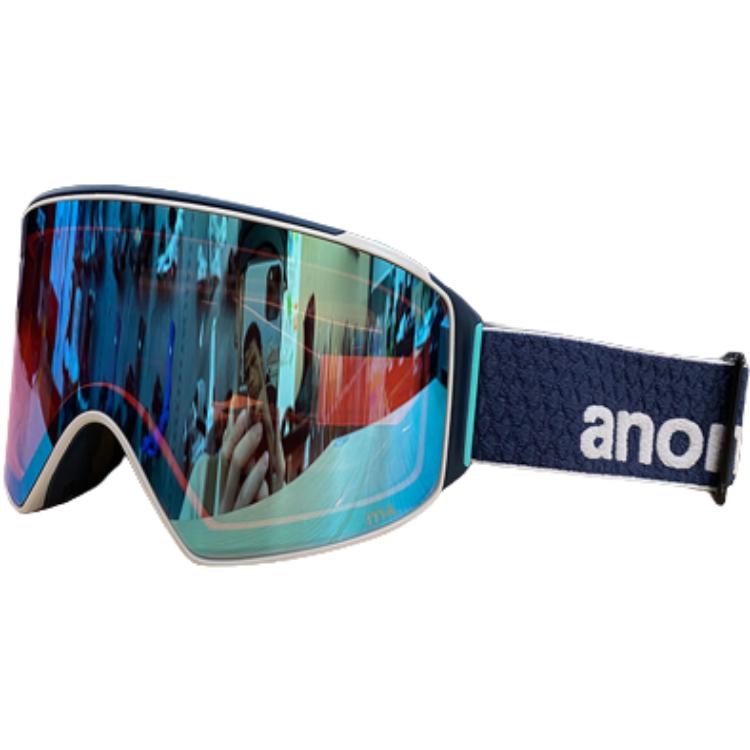 Shop BURTON ANON 防霧磁吸滑雪護目鏡 陰天適用 男女通用 亞洲版型 M4
