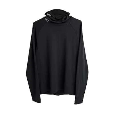 BURTON ANON Layerak Black Slim Fit Minimalist Pullover Sweater 22939100001