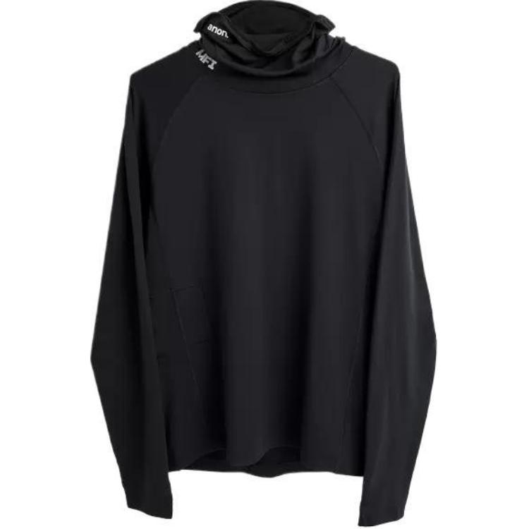 Order BURTON ANON Layerak  Black Slim Fit Minimalist Pullover Sweater 22939100001