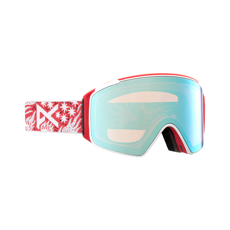 BURTON ANON M4S Asian Fit Anti-Fog Magnetic Blue Ski Goggles for All Conditions. 23574101600