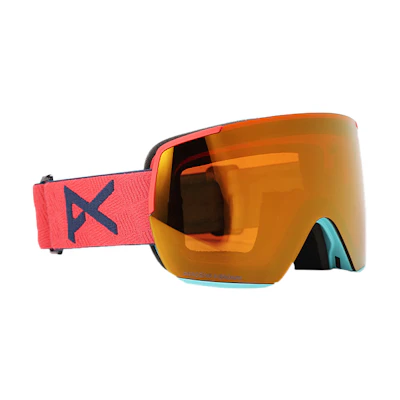 BURTON ANON M5S Anti-Fog Magnetic Ski Goggles Red Brown Unisex All-Weather. 23945100600