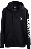 Burton Black Hoodie with Logo, Outdoor Casual Sport Zip-up Design 21381102001 Burton Black Hoodie with Logo, Outdoor Casual Sport Zip-up Design 21381102001