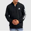 Lookbook Burton 黑色連帽外套,帶Logo,戶外休閒運動拉鍊設計 21381102001