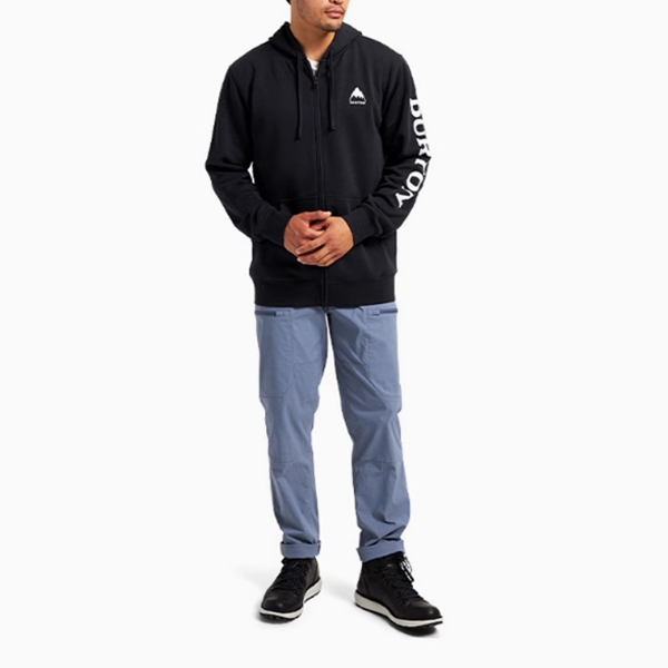 Purchase Burton 黑色連帽外套，帶Logo，戶外休閒運動拉鍊設計 21381102001
