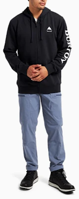 Burton 黑色連帽外套,帶Logo,戶外休閒運動拉鍊設計 21381102001 Purchase Burton 黑色連帽外套,帶Logo,戶外休閒運動拉鍊設計 21381102001