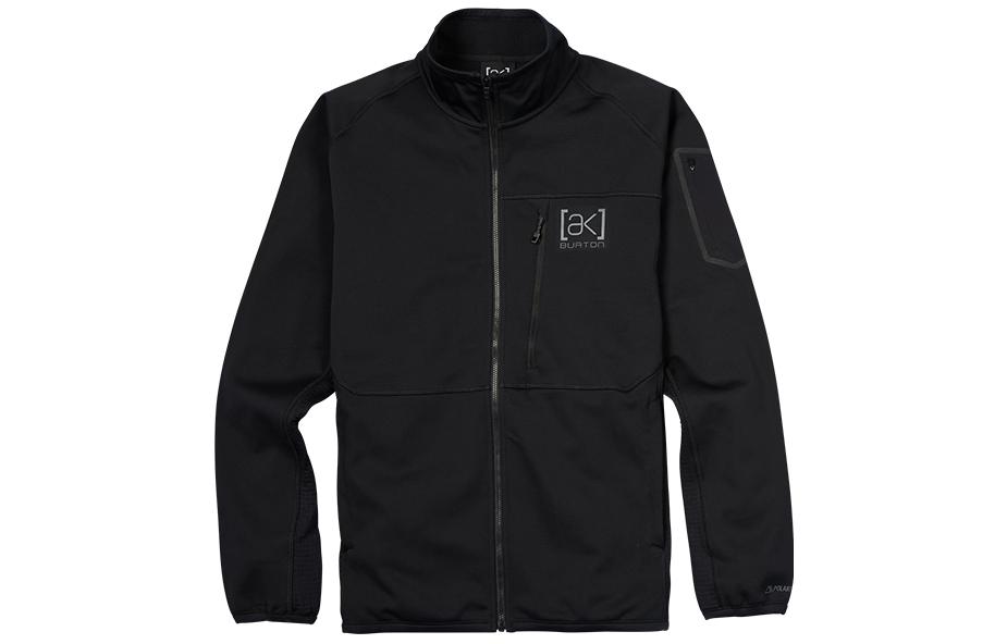 Burton Black Two-Tone Zip-Up Jacket with High Collar 21736101001