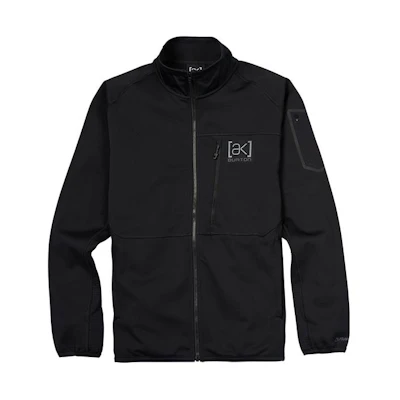 Burton Black Two-Tone Zip-Up Jacket with High Collar 21736101001