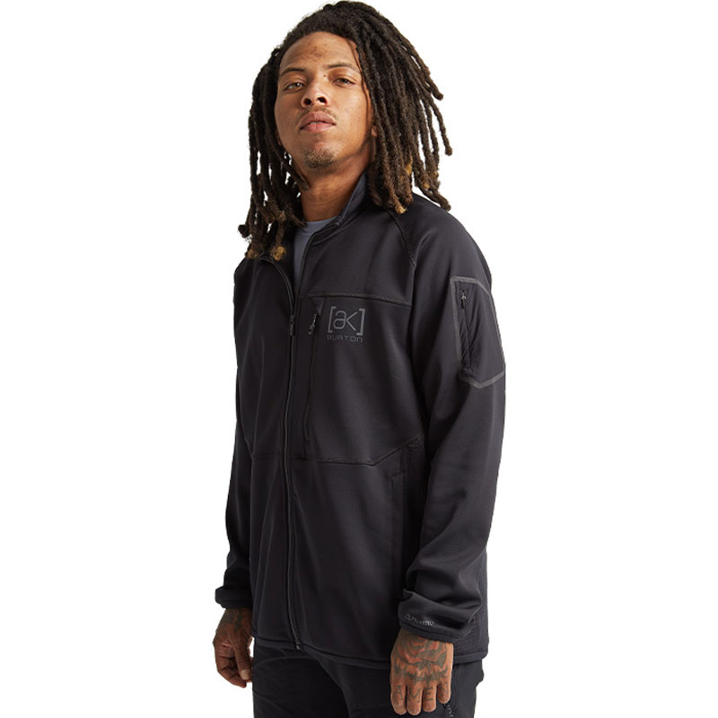 Purchase 버튼 블랙 투톤 하이칼라 집업 재킷 21736101001