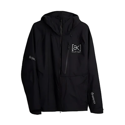 Burton Black Waterproof Windproof Logo Print Hooded Jacket 21606104001