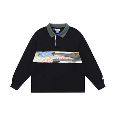 Burton BLOSSOM Retro Hand-Drawn Graphic Pullover Sweatshirt Unisex Black 99954199001
