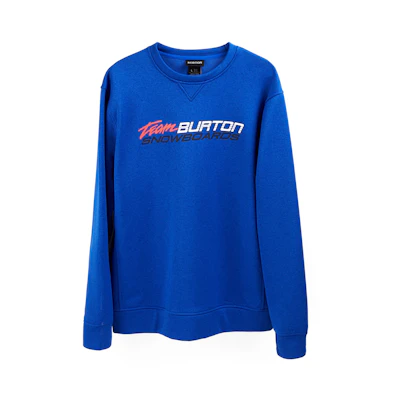 Burton Blue Crewneck Sweatshirt with Letter Print 17353110402