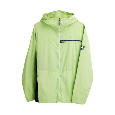 Burton Breezerite Green Solid Color Zip-Up Hoodie Jacket 23246100301