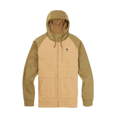 Burton Brown Colorblock Zip-Up Hoodie 16538109300