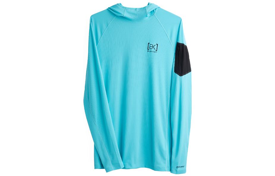 Burton Colorblock Embroidered Logo Hoodie Teal 22513101400