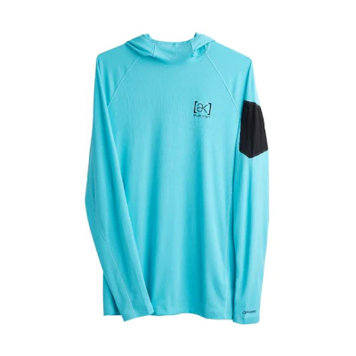 Burton Colorblock Embroidered Logo Hoodie Teal 22513101400
